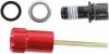 Sram Rebound Adjuster Knob/Bolt Kit, Aluminum Red, Short
