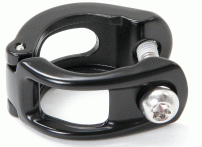 Sram MMX Clamp, Black, Lever (Stainless Steel Bolt T25) - Elixir 9/7/CR Mag/X0/ XX, Qty 1