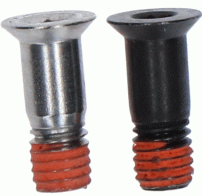 Shimano Tension Pulley Bolt (M5 x 12.45/Black) & Guide Pulley Bolt (M5 x12.45/Silver)