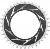 Sram  CHAIN RING T-TYPE 38T POWERMETER THREADED 0MM OFFSET EAGLE (INCLUDING PIN THREAD BACKUP AND SCREW) - BLACK/SILVER XXSL D1
