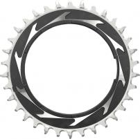 Sram  CHAIN RING T-TYPE 34T POWERMETER THREADED 3MM OFFSET EAGLE (INCLUDING PIN THREAD BACKUP AND SCREW) - BLACK/SILVER XXSL D1
