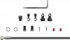 Sram  Disc Brake Hydraulic Hose Kit - Silver Banjo -2000mmBlk (inc. banjo, fittings) - XX,Juicy5/7/,Guide R/RS/RSC/Ult (B1),Guide T(A1),G2 RSC/ ULT,Level 4Piston ULT/SLV(C1), MAVEN ULT/SLV (A1)
