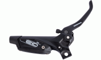 Sram  DISC BRAKE LEVER ASSEMBLY - ALUMINUM LEVER (ASSEMBLED, NO HOSE, INCLUDES BARB & OLIVE) DIFFUSION BLACK ANO - G2 RS (A2)
