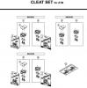 Shimano PD Pedal - Pedale  Cleat-Set-ATB