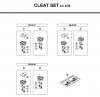 Shimano PD Pedal - Pedale  Cleat-Set-ATB