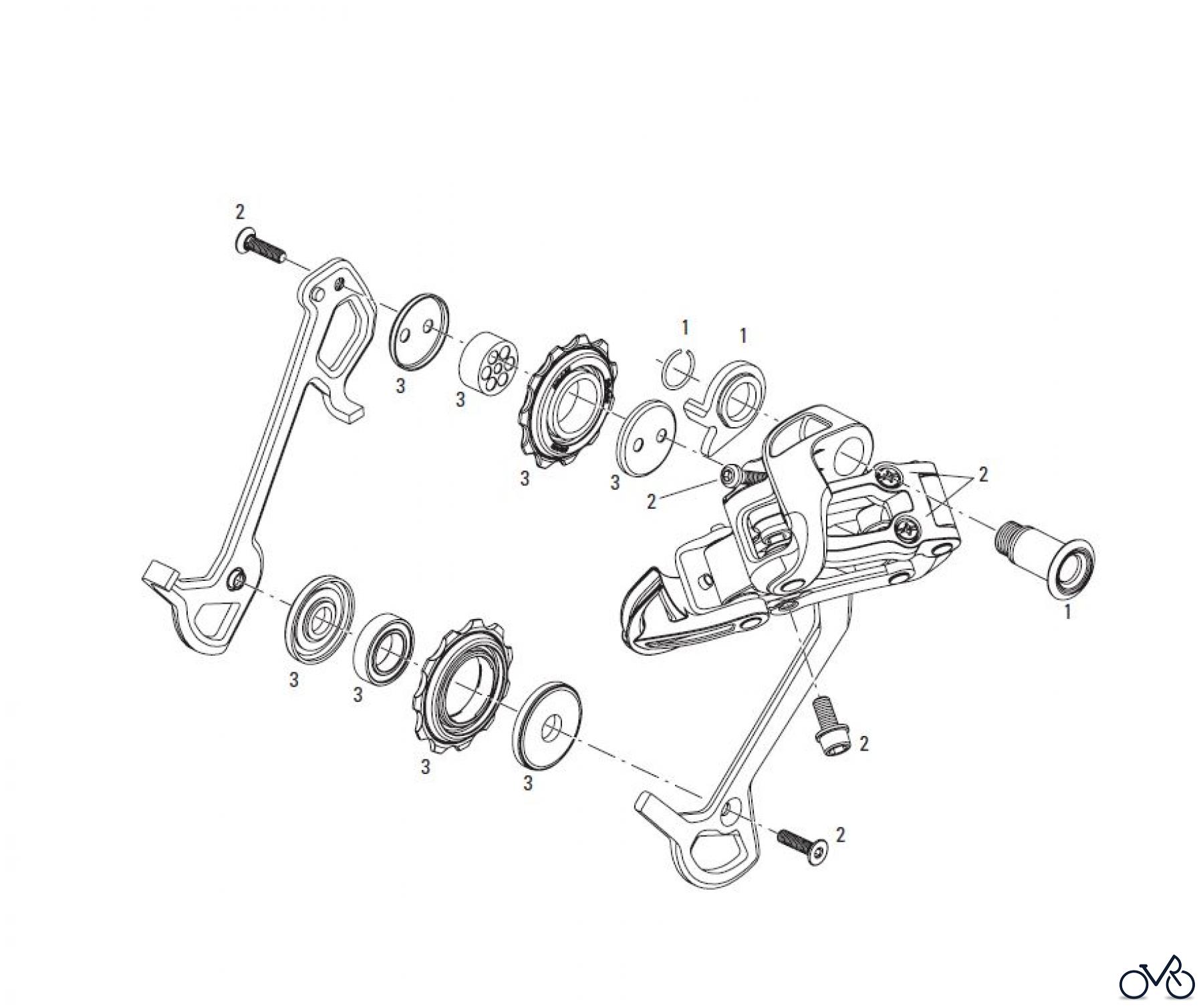  Sram Sram SRAM X.9 / SRAM X.7 DUALDRIVE 27 - REAR DERAILLEUR 3x9 (2005-2006)
