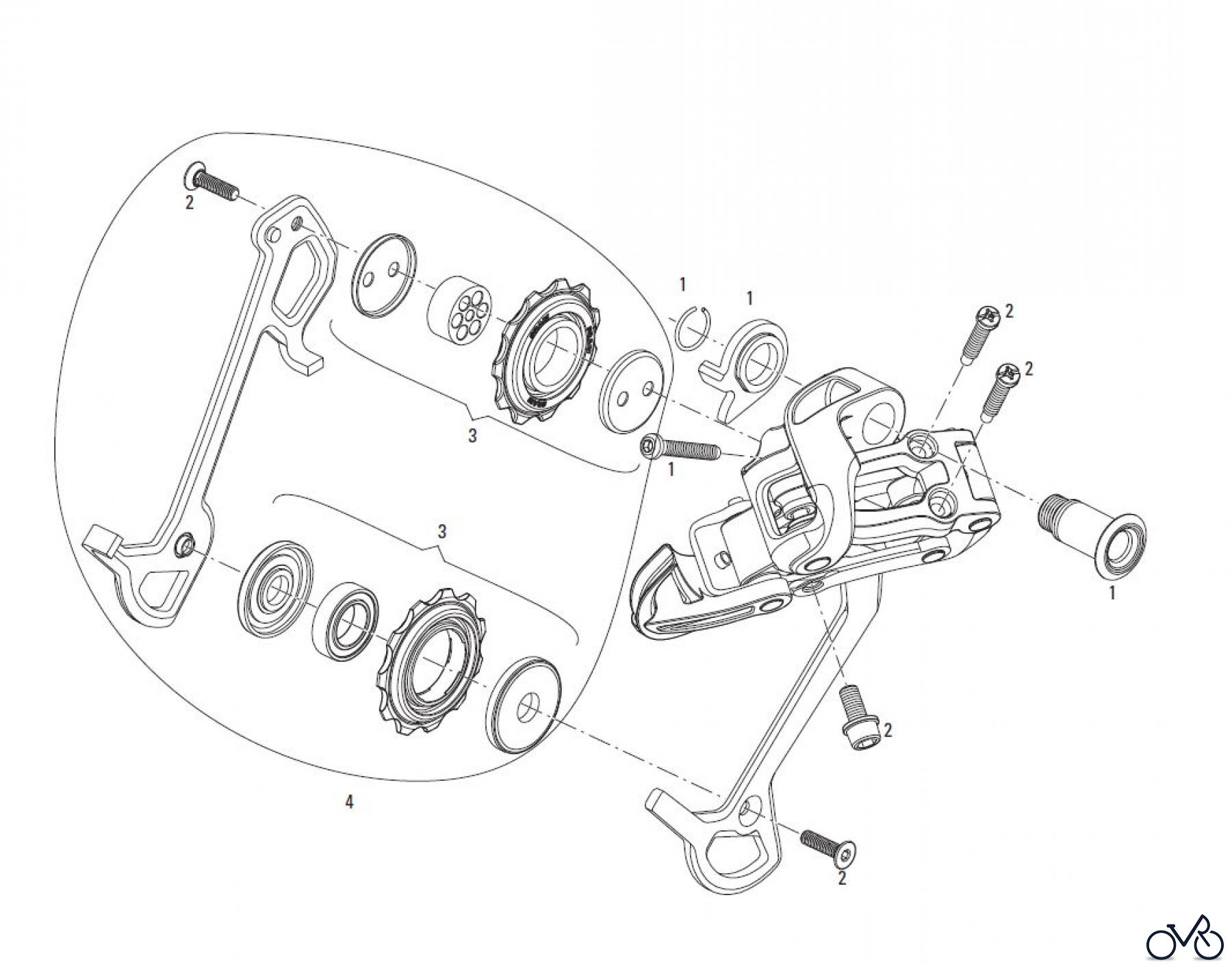  Sram Sram SRAM X7 - REAR DERAILLEUR 3x9 (2007-2009)