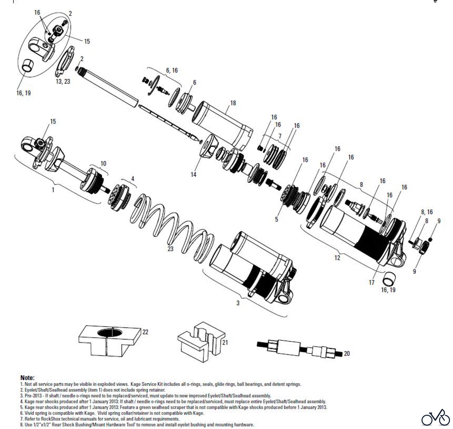  Sram RockShox KAGE (2012-2014)