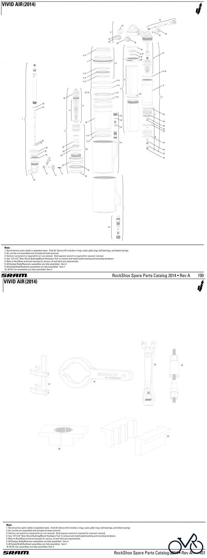  Sram RockShox VIVID AIR (2014)