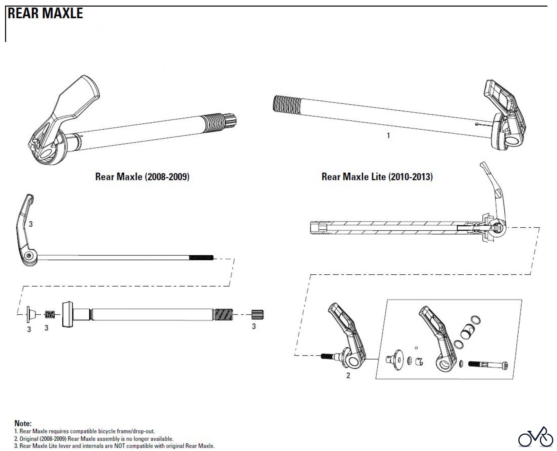  Sram RockShox REAR MAXLE