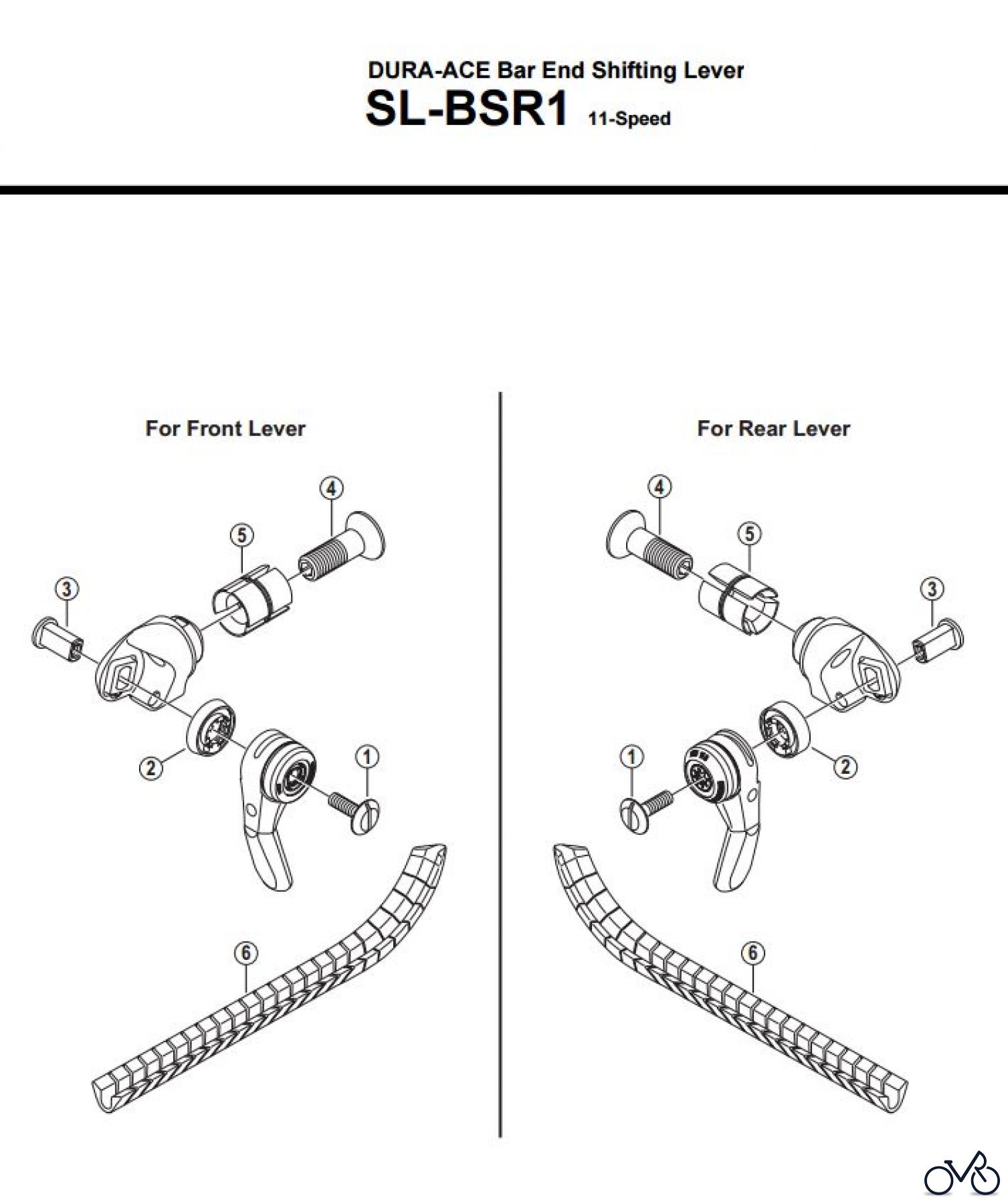 Shimano SL Shift Lever - Schalthebel SL-BSR1 DURA-ACE Bar End Shifting Lever