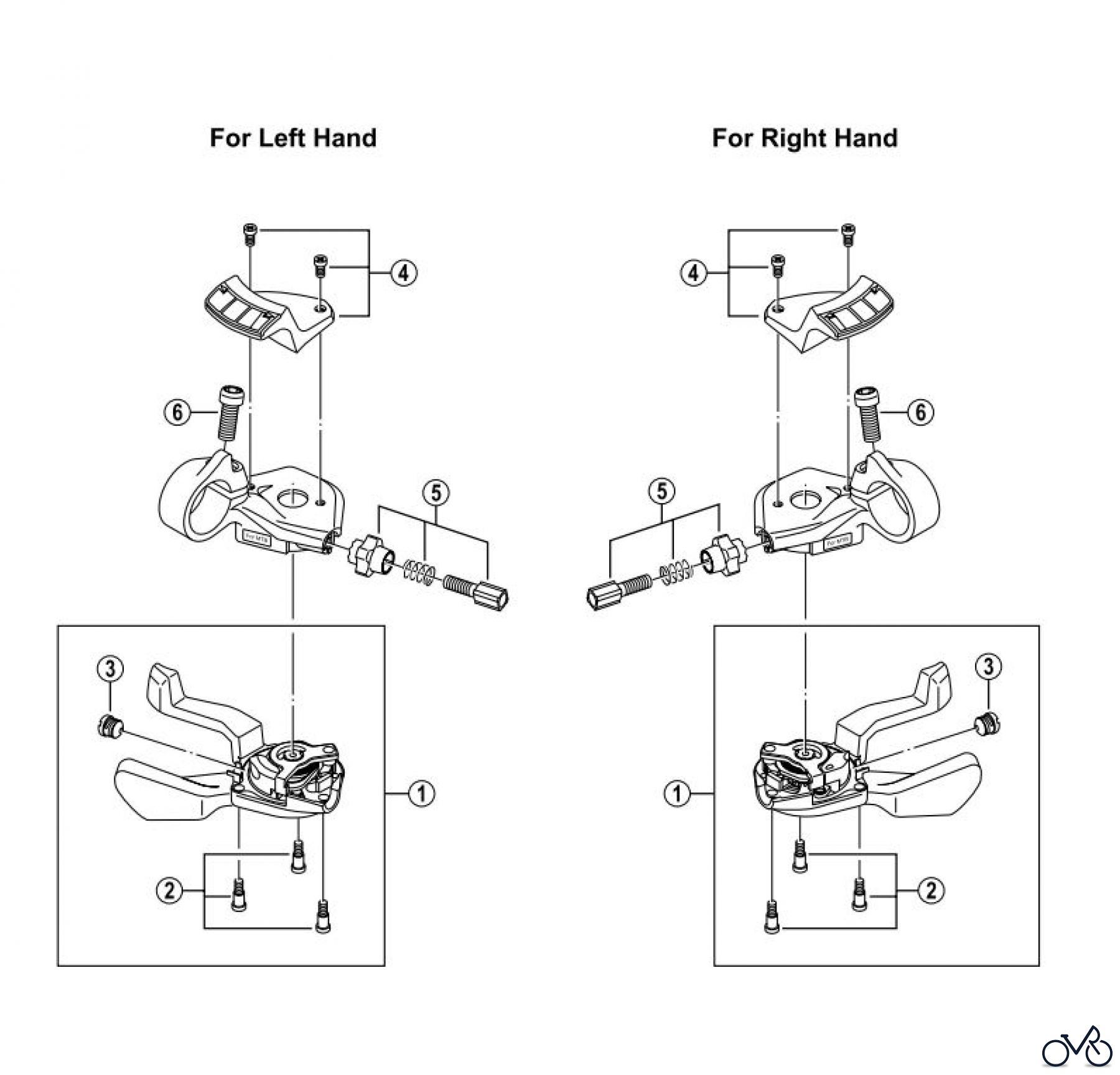  Shimano SL Shift Lever - Schalthebel SL-M748 Rapidfire Lever