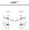 Shimano SL Shift Lever - Schalthebel  SL-M970 -2610 XTR Mega-9 Rapidfire Lever
