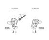 Shimano SL Shift Lever - Schalthebel  SL-TX50 TOURNEY Thumb Shifter Plus Lever