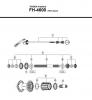 Shimano FH Free Hub - Freilaufnabe  FH-4600 TIAGRA Freehub 8/9/10-fach