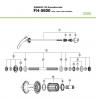 Shimano FH Free Hub - Freilaufnabe  FH-5600 SHIMANO 105 Kassettennabe acht-, neun- oder zehnfach