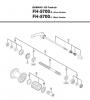Shimano FH Free Hub - Freilaufnabe  FH-5700 SHIMANO 105  Kassettennabe