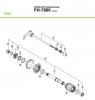 Shimano FH Free Hub - Freilaufnabe  FH-7800 DURA-ACE Kassettennabe 10-fach