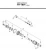 Shimano FH Free Hub - Freilaufnabe  FH-7801 DURA-ACE Kassettennabe 10-fach
