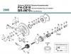 Shimano FH Free Hub - Freilaufnabe  FH-C810, BR-IM70-R, 2005 Shimano NEXAVE Dynamo-Kassettennabe 8-fach