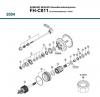 Shimano FH Free Hub - Freilaufnabe  FH-C811, 2004 SHIMANO NEXAVE Kassettennabendynamo für Scheibenbremse / 8-fach
