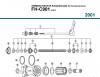 Shimano FH Free Hub - Freilaufnabe  FH-C901 SHIMANO NEXAVE Kassettennabe (für Scheibenbremse) 9-fach