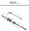 Shimano FH Free Hub - Freilaufnabe  FH-CX75 -3551 Kassettennabe 10-/11-fach für Scheibenbremse