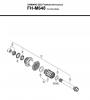 Shimano FH Free Hub - Freilaufnabe  FH-FH-M648 SHIMANO ZEE Kassettennabe Freehub (8/9/10-fach) 