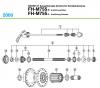 Shimano FH Free Hub - Freilaufnabe  FH-M755 DEORE XT Kassettennabe (9-fach) für Scheibenbremse