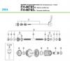 Shimano FH Free Hub - Freilaufnabe  FH-M765 DEORE XT Kassettennabe (für Scheibenbremse / 9-fach