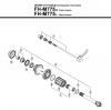 Shimano FH Free Hub - Freilaufnabe  FH-M775 -2700A DEORE XT Freehub (8/9-Speed) for Disc Brake