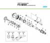 Shimano FH Free Hub - Freilaufnabe  FH-M800, 2004 SAINT Kassettennabe für Scheibenbremse