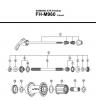 Shimano FH Free Hub - Freilaufnabe  FH-M960, 2002 SHIMANO XTR Freehub 9-Speed