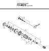 Shimano FH Free Hub - Freilaufnabe  FH-M975 -12547 XTR Freehub (8/9-Speed)