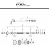 Shimano FH Free Hub - Freilaufnabe  FH-MC18 -1749B