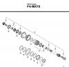 Shimano FH Free Hub - Freilaufnabe  FH-MX70 -2658