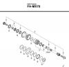 Shimano FH Free Hub - Freilaufnabe  FH-MX70 -2658B DXR Freehub
