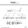 Shimano FH Free Hub - Freilaufnabe  FH-R505 -2626 Freehub (8/9/10-Speed)