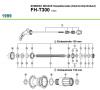 Shimano FH Free Hub - Freilaufnabe  FH-T300 1999 SHIMANO NEXAVE Kassettennabe (Klemmrollenfreilauf) 7-fach