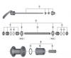 Shimano FH Free Hub - Freilaufnabe  FH-T3000 -3890  Freehub (8/9/10-speed)