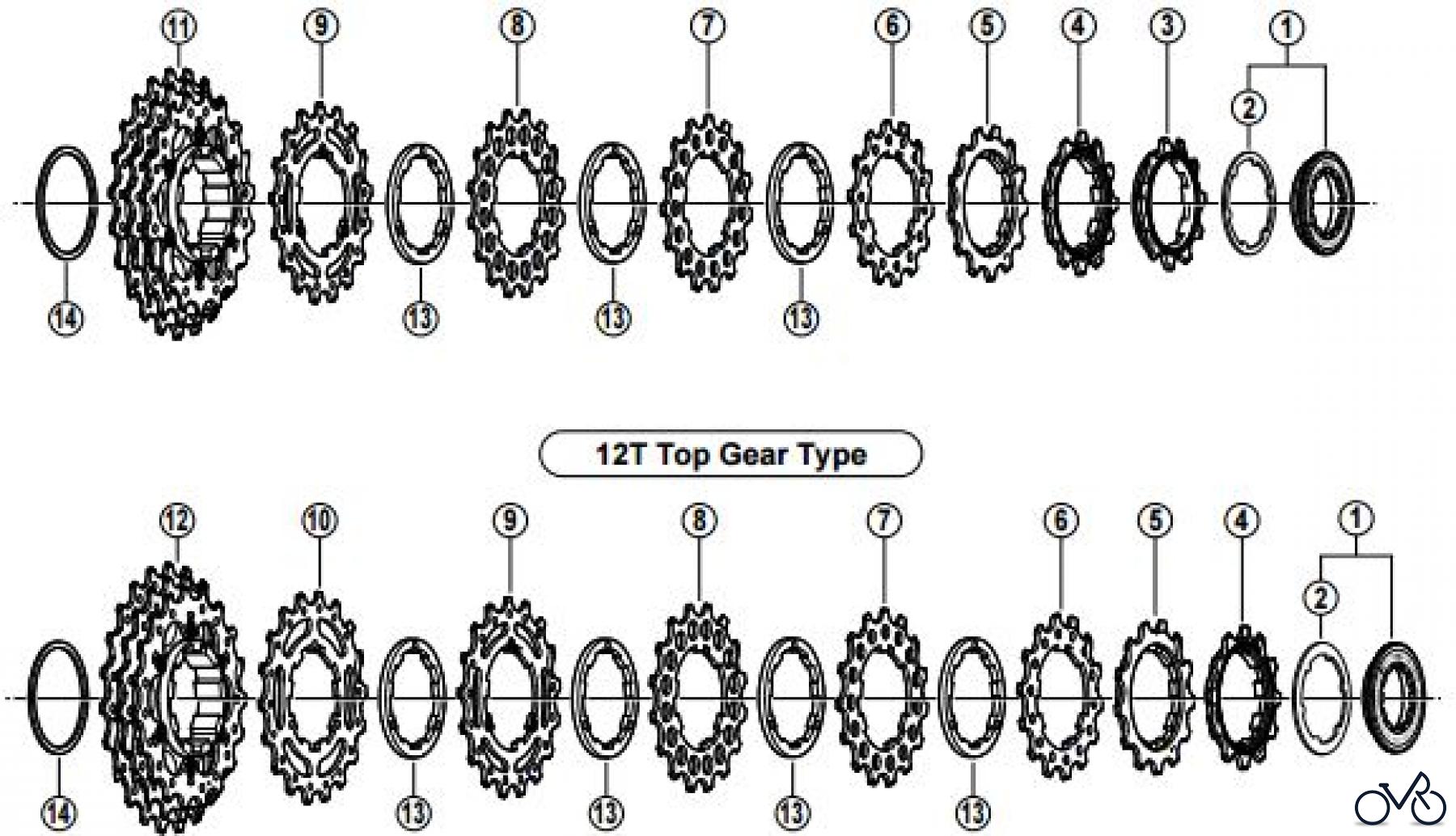  Shimano CS Cassette / Zahnkranz CS-5600 SHIMANO 105 Cassette Sprocket