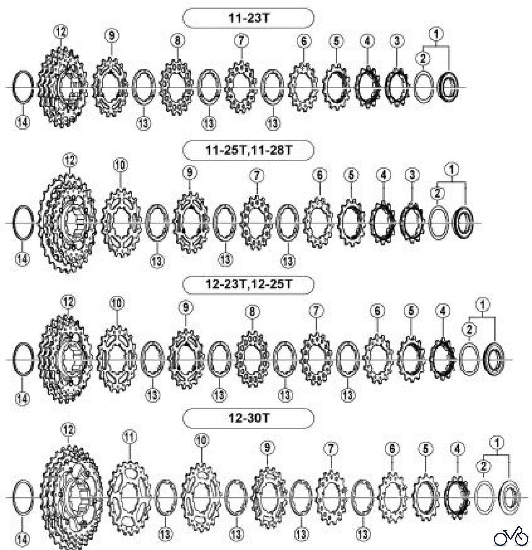 Shimano CS Cassette / Zahnkranz CS-6700 ULTEGRA Cassette Sprocket