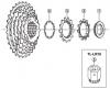 Shimano CS Cassette / Zahnkranz  CS-HG30-8I Kassettenzahnkranz 8-fach / an- / aw-Gruppe