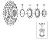 Shimano CS Cassette / Zahnkranz  CS-HG30-8I Kassettenzahnkranz Achtfach an- / aw-Gruppe