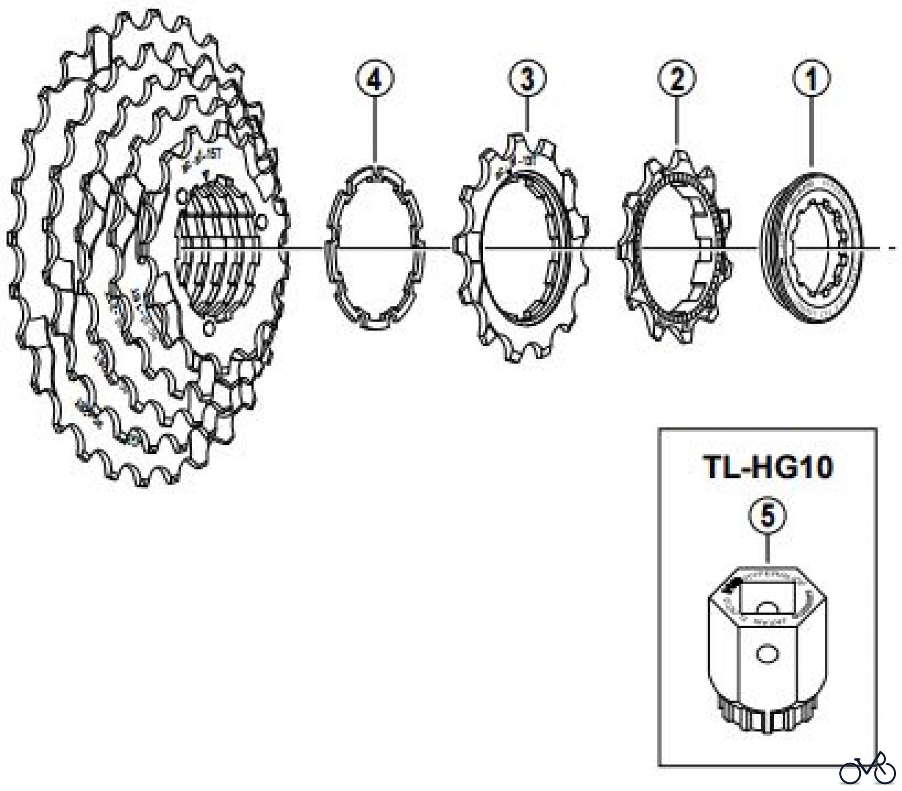 Shimano CS Cassette / Zahnkranz CS-HG30-I Cassette Sprocket 7-Speed / ac-Group