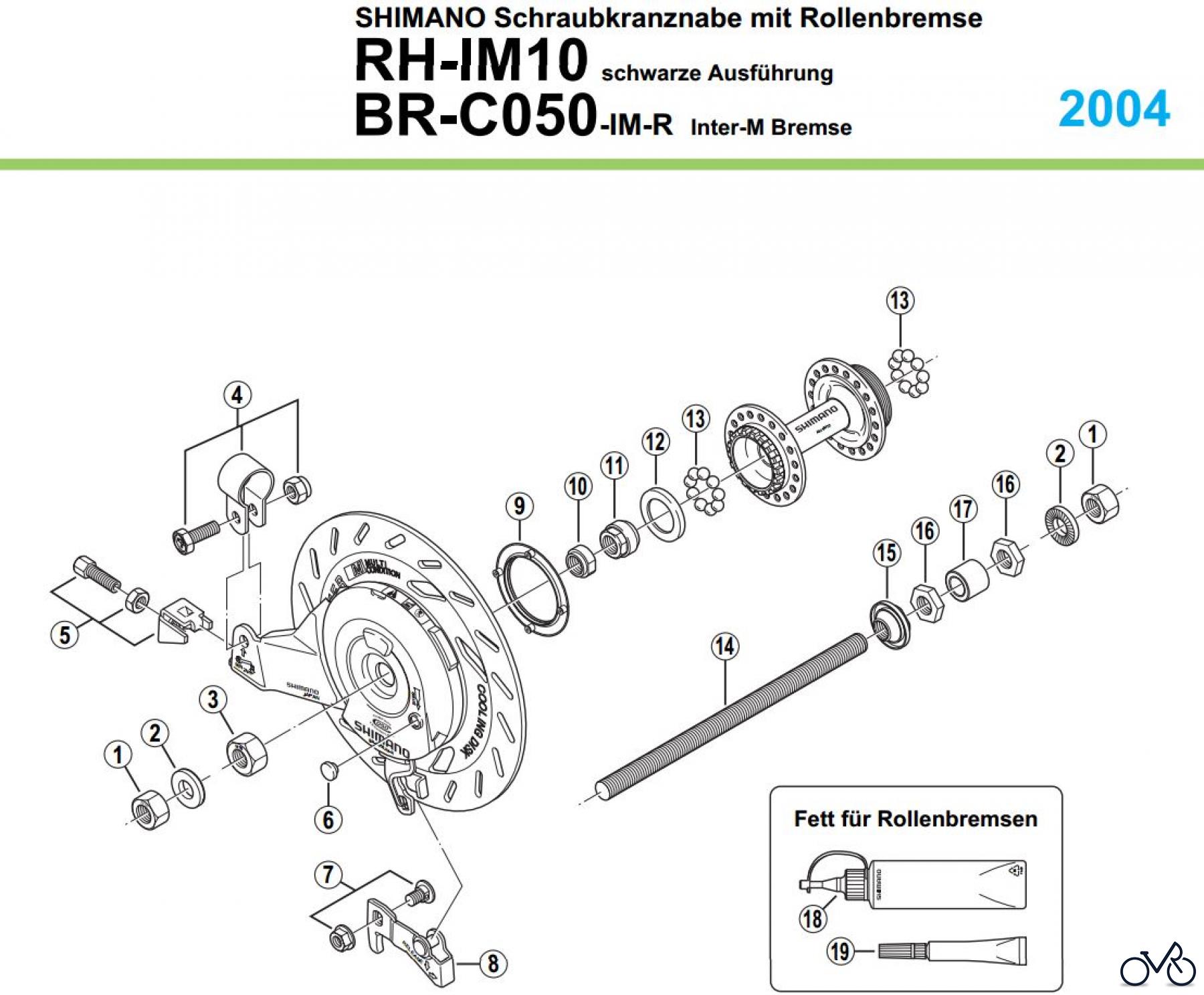 Shimano BR Brake - Bremse BR-C050 04_RH_IM10-2324