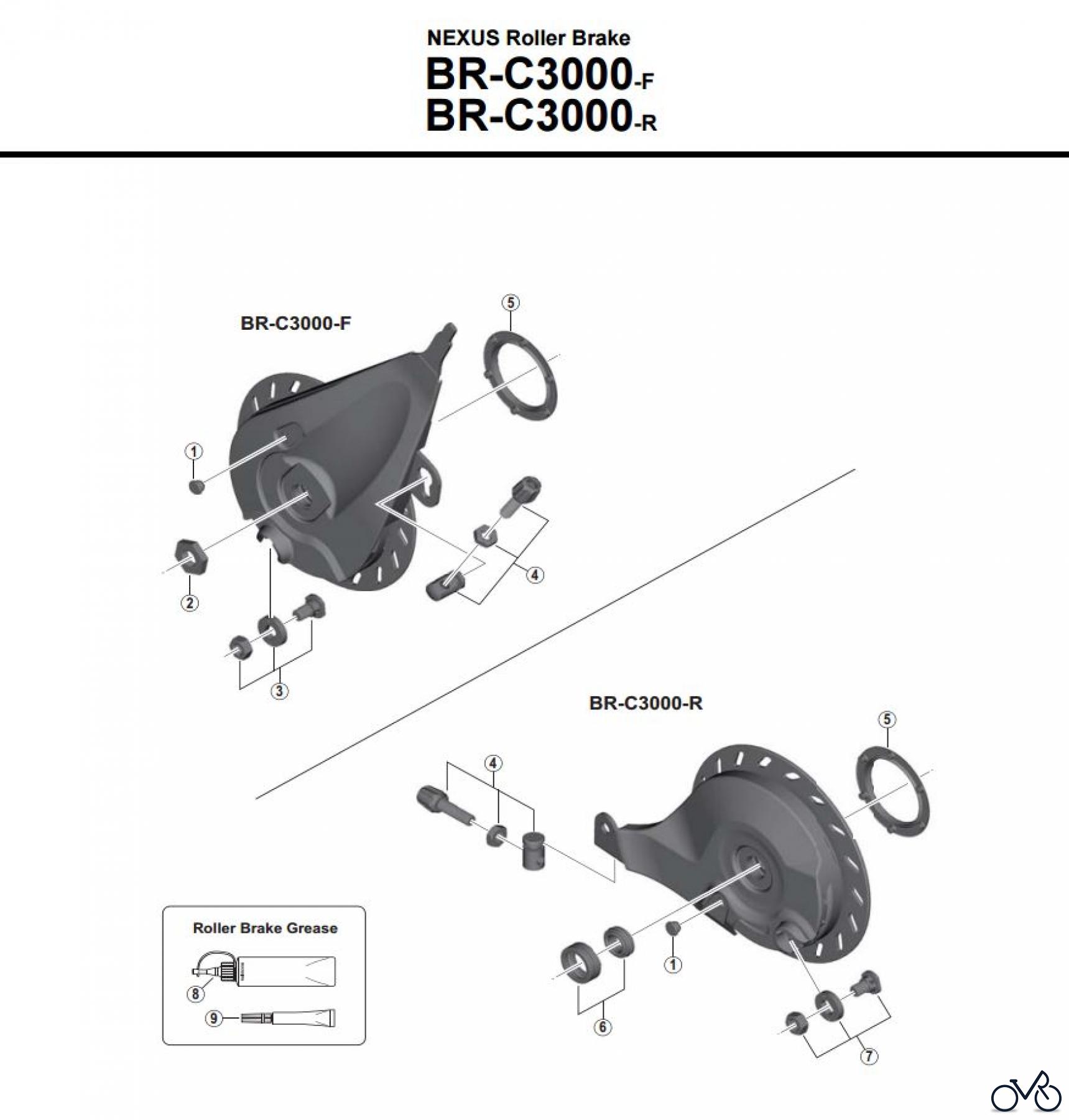 Shimano BR Brake - Bremse BR-C3000-F -R -3751