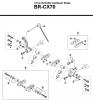 Shimano BR Brake - Bremse  BR-CX70 -3223A CYCLOCROSS Cantilever Brake