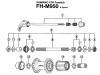 Shimano FH Free Hub - Freilaufnabe  FH-M950 Shimano XTR 8-fach