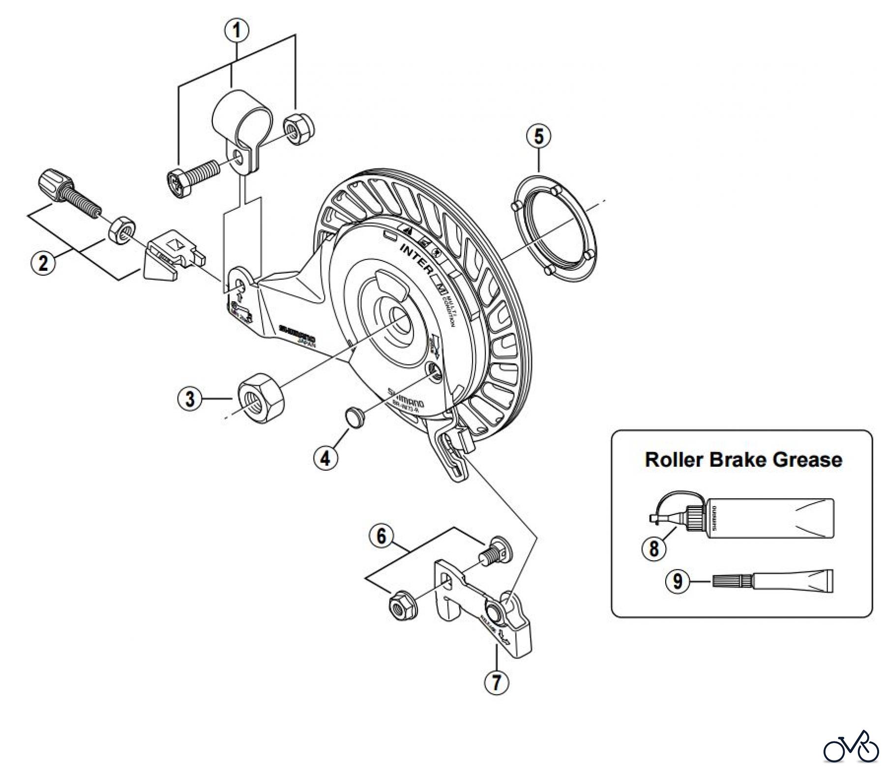  Shimano BR Brake - Bremse BR-IM73-R -2638